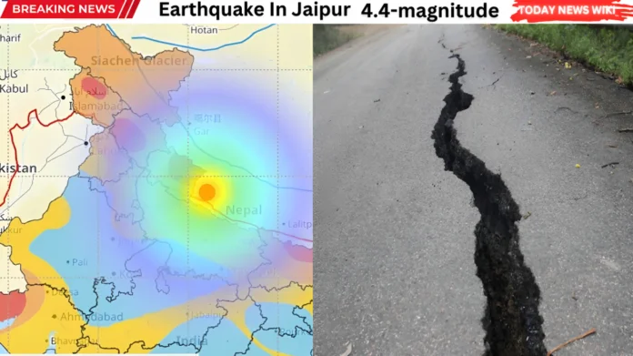Earthquake In Jaipur: Tremendous tremors of earthquake with loud sound in Jaipur, city shaken, people came out of homes
